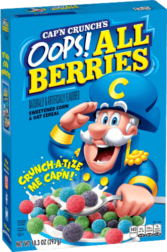 Bag of Cap’n Crunch’s OOPS! All Berries®